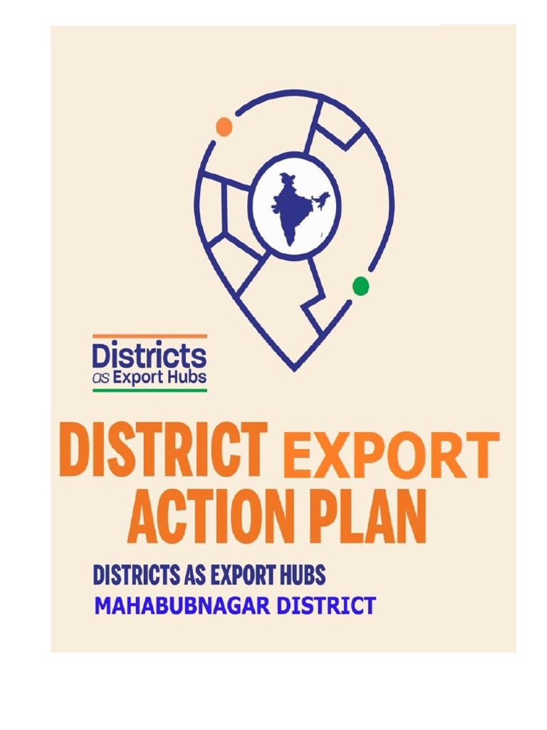 Mahabubnagar District Export Action Plan | PDF