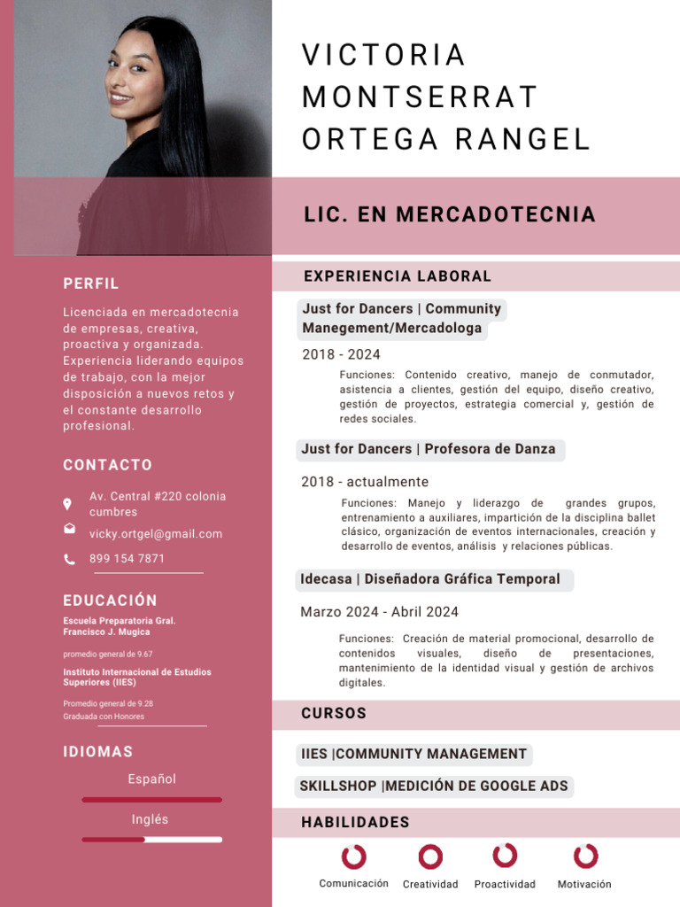 Victoria M. Ortega Rangel C.V. | PDF