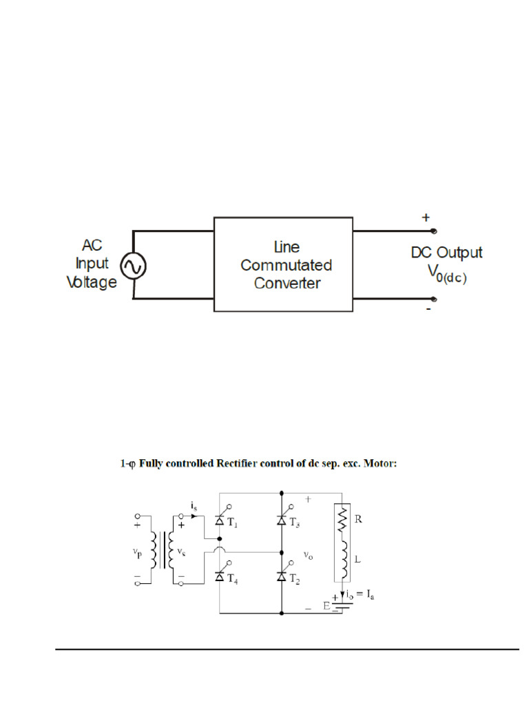 Three Phase Converter DC Motor Drives | PDF | Rectifier | Electronics