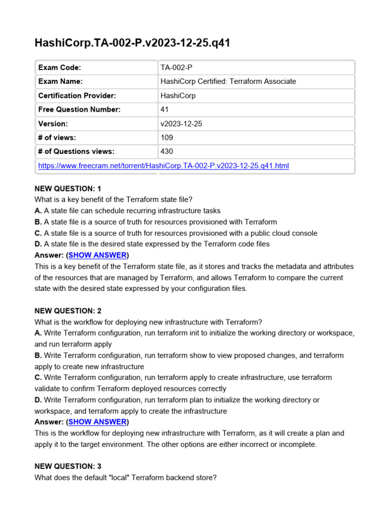 TA-002-P Exam Dumps Overview | PDF | Windows Registry | Virtual Machine