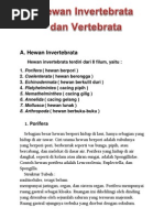 Download Hewan Invertebrata Dan Vertebrata by Faisal Satria Rachman SN87545150 doc pdf