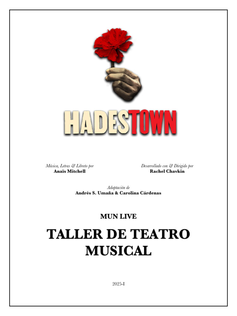 Guía de Personajes de Hadestown | PDF | Orfeo | Inframundo griego