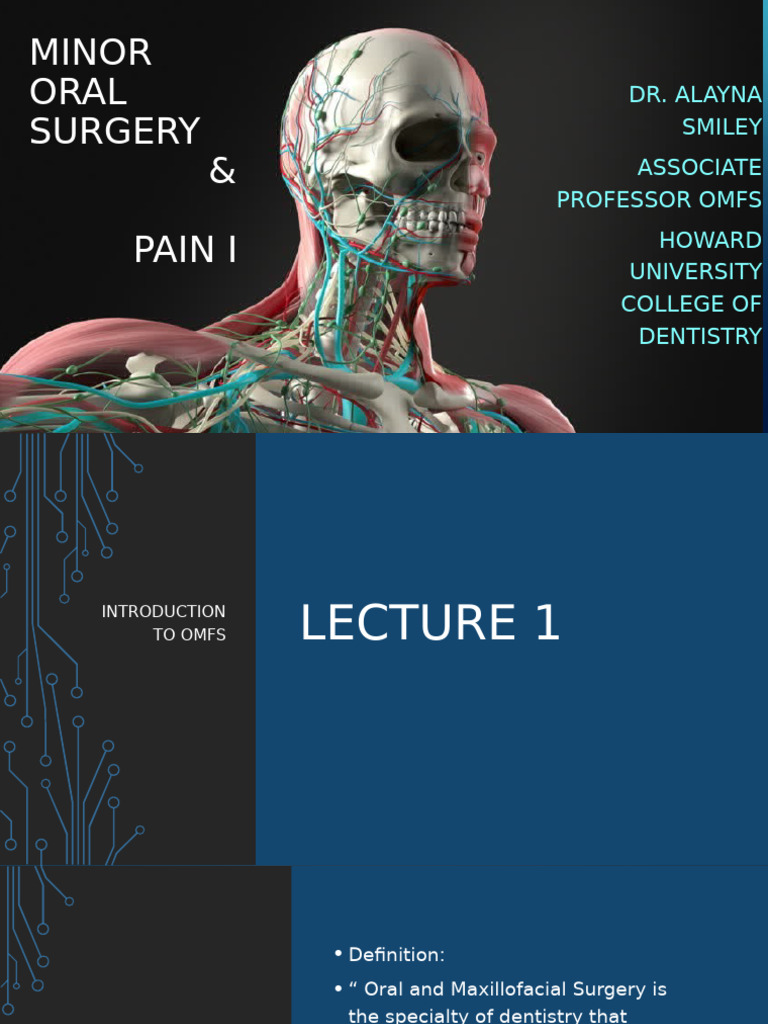 Minor Oral Surgery Overview and Essentials | PDF | Oral And ...