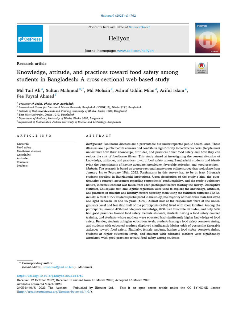 Main PDF Foodborne Illness Survey Methodology