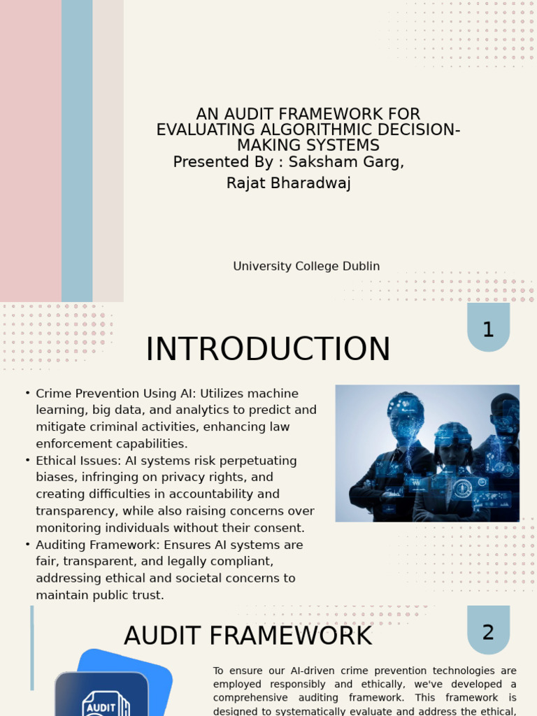 An Audit Framework For Evaluating Algorithmic Decision-Making Systems ...