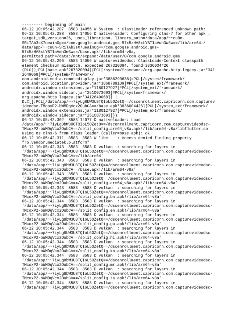 Android App Log Analysis Insights | PDF | Software | Software Development