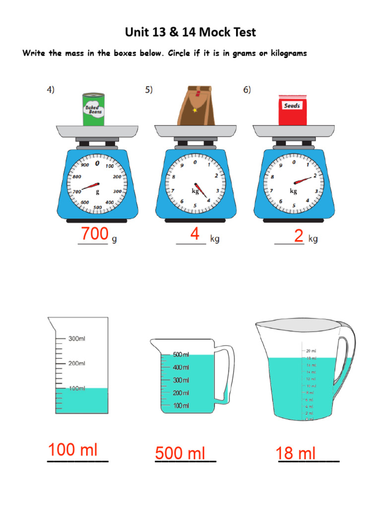 Unit 13 & 14 Mock Test Questions | PDF