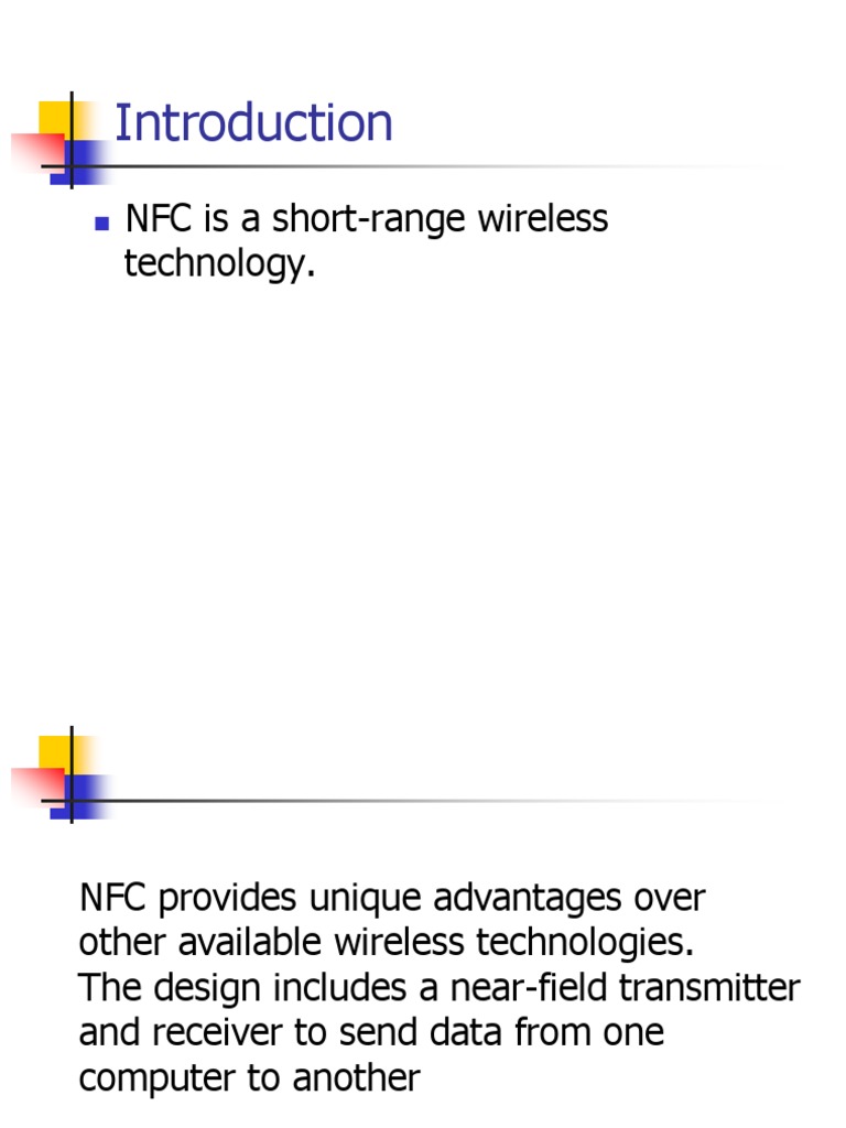 NFC Is A Short-Range Wireless Technology | PDF | Computers | Technology ...