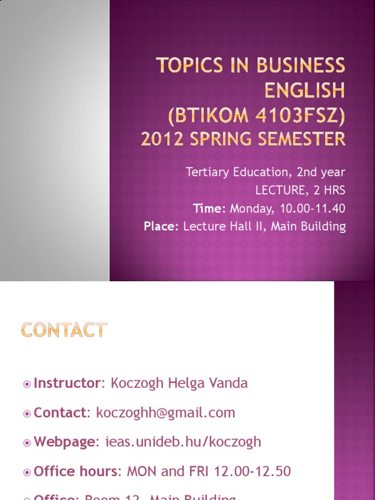 Topics in BE (Intro) | PDF
