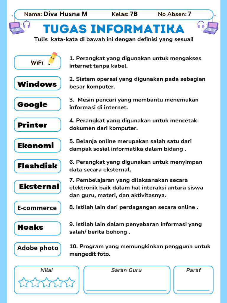 Diva Husna m _tugas Informatika Kls 7.PDF.pdf | PDF