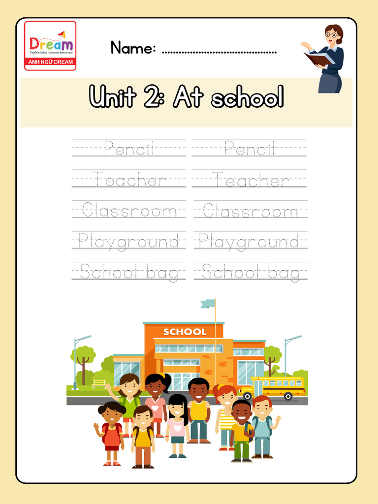 Unit 2 - at School 1 | PDF