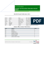 JSC Result 2011 - MD. SAKHAWAT HOSSAIN scores A+ in English