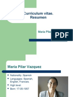 C.V.Resumen - Maria Pilar Vazquez