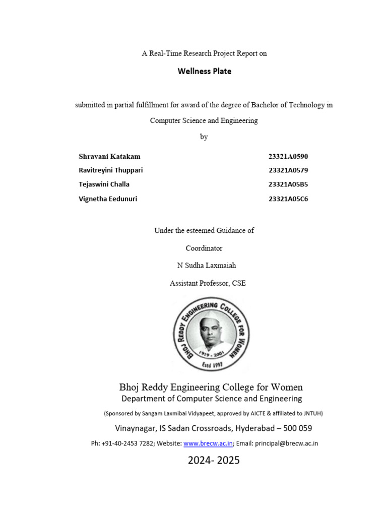 WellnessPlate (1) | PDF | Software Testing | World Wide Web image.