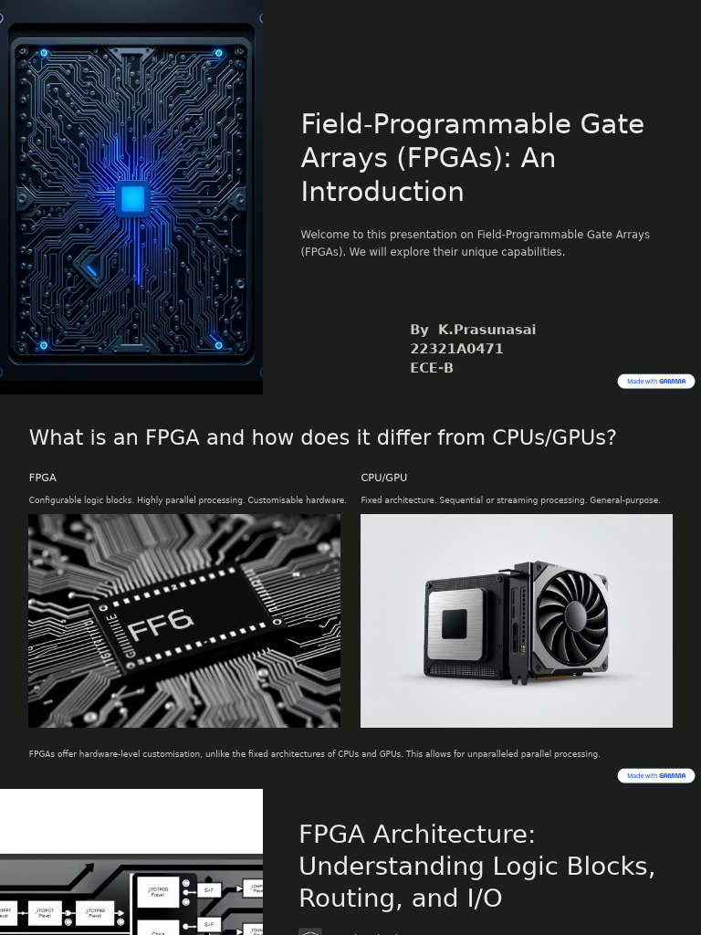 Introduction to Field-Programmable Gate Arrays | PDF | Field ...