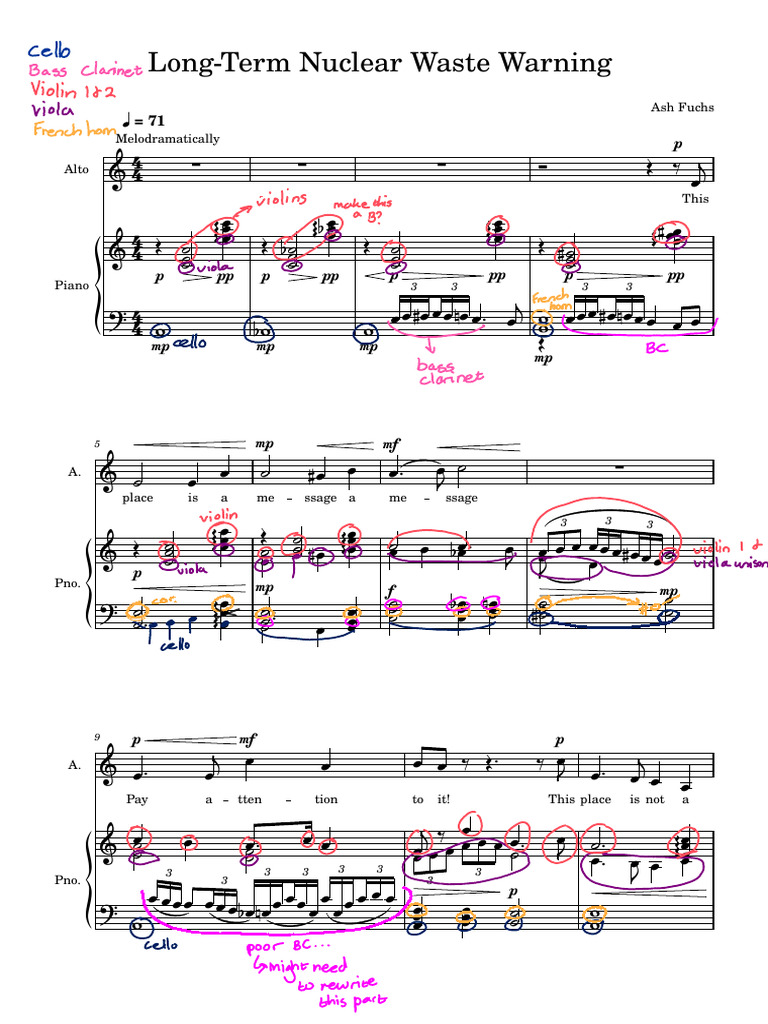 Art Song Annotation | PDF