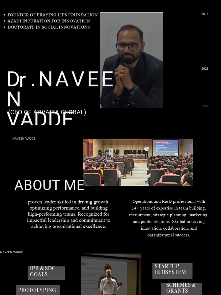 Vadde Naveen: Leadership & Innovation | PDF | Innovation | Business