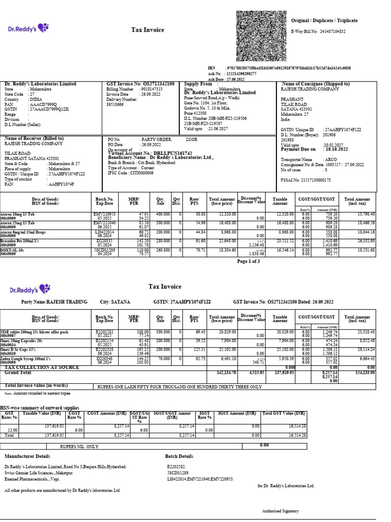 Rajesh Sep Invoice | PDF | Invoice | Payments