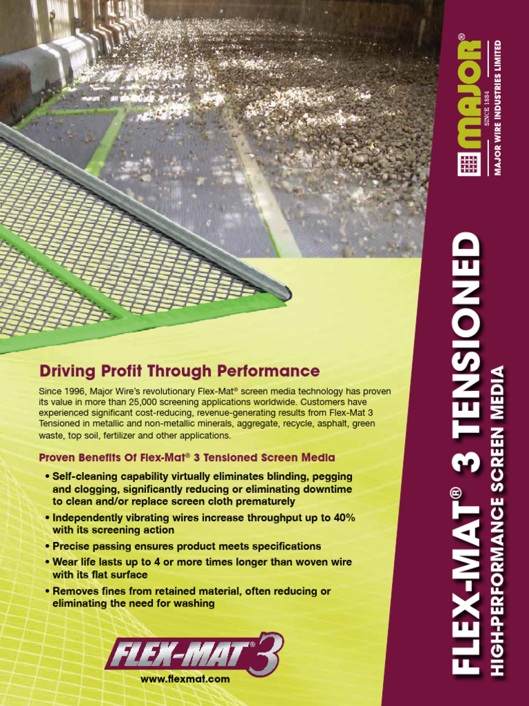 Flex-Mat 3: High-Performance Screening Solutions | PDF | Materials ...