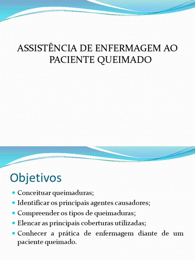 Assistência de Enfermagem a Pacientes Queimados | PDF | Queimadura | Pele