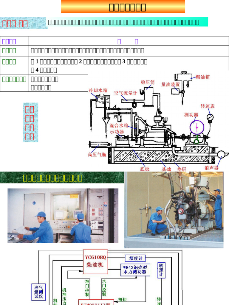 发动机台架试验ppt | PDF
