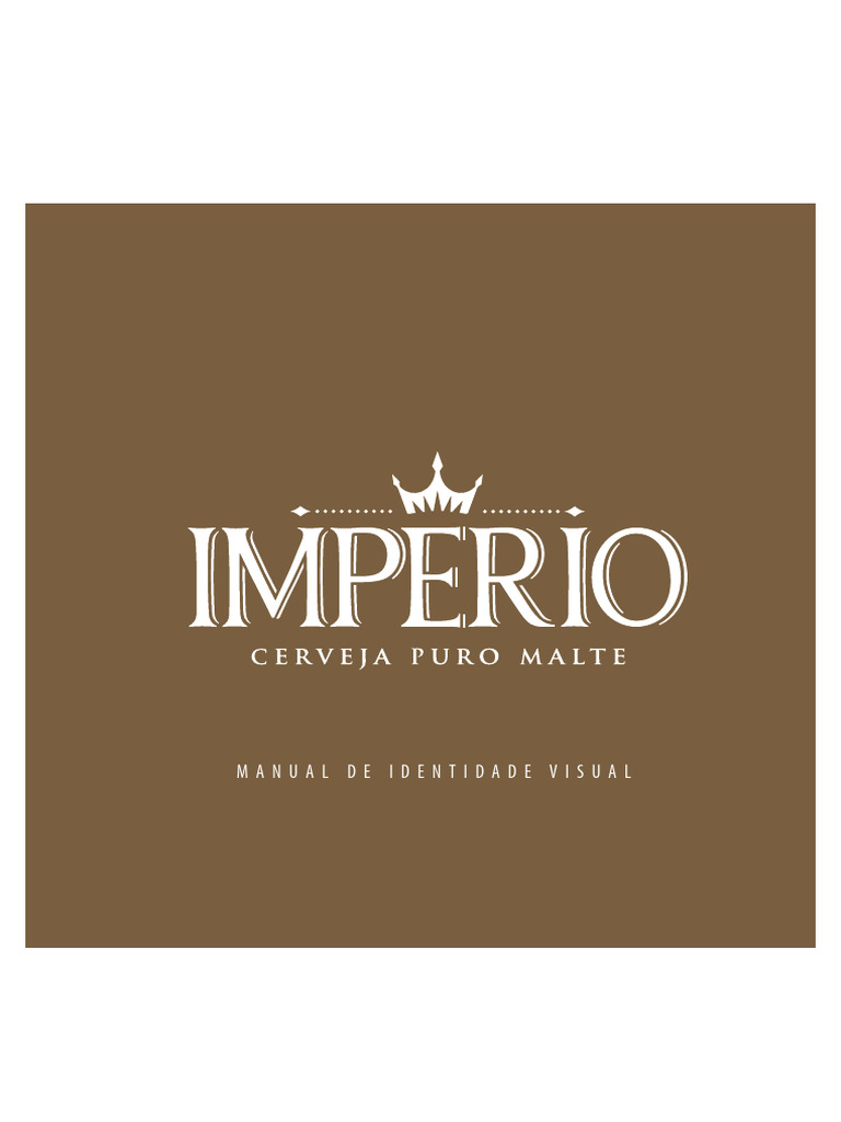 Manual de Identidade Visual da Cerveja Império | PDF