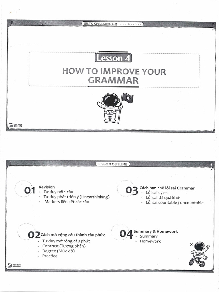 Lesson 4 - How To Improve Your Grammar | PDF