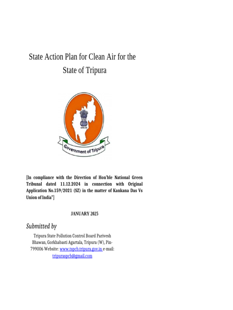 Final Guidelines State Action Plan With Annexure | PDF | Air Pollution ...