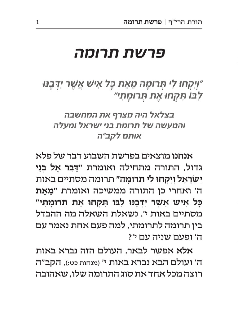 19 תרומה-1-1 | PDF