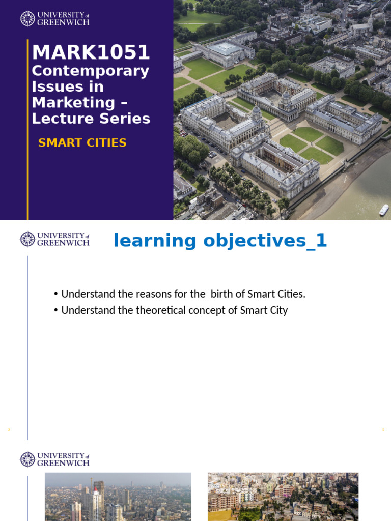 SMARK CITIES Lecture | PDF | Information And Communications Technology ...