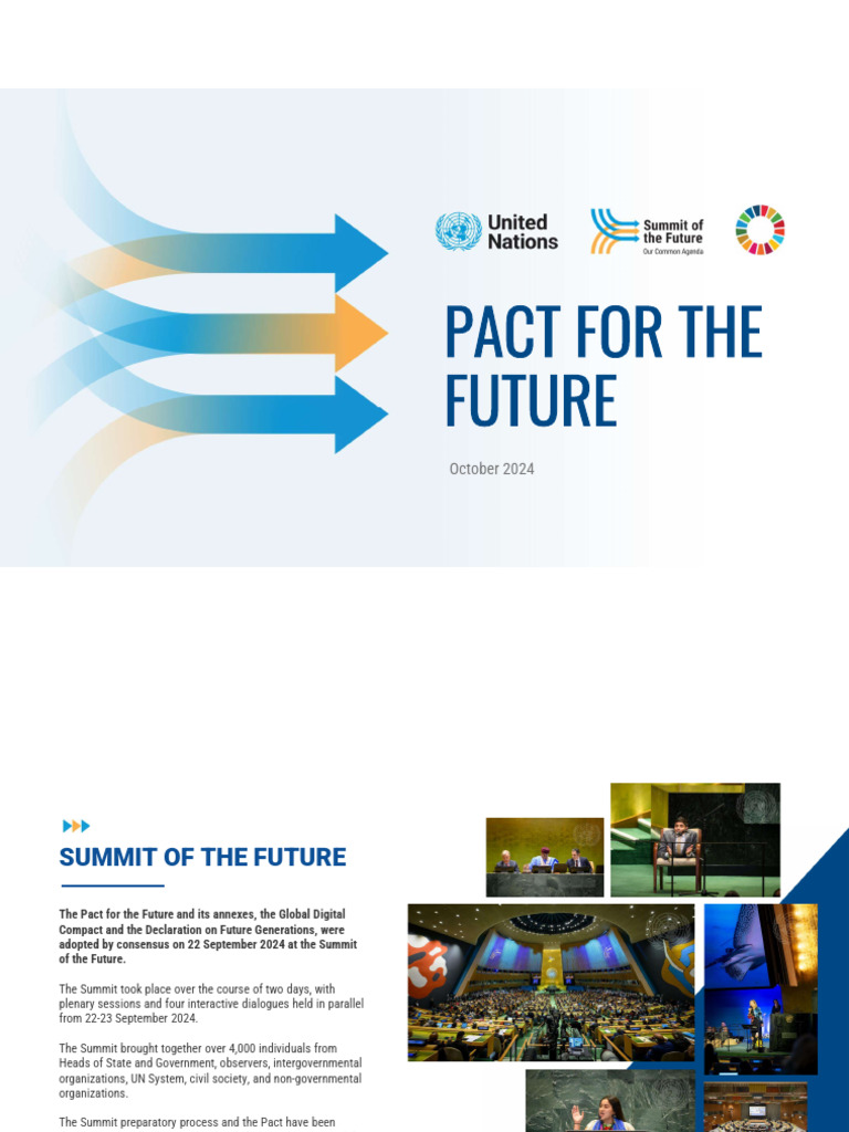 Pact for the Future Overview | PDF | Sustainability | United Nations
