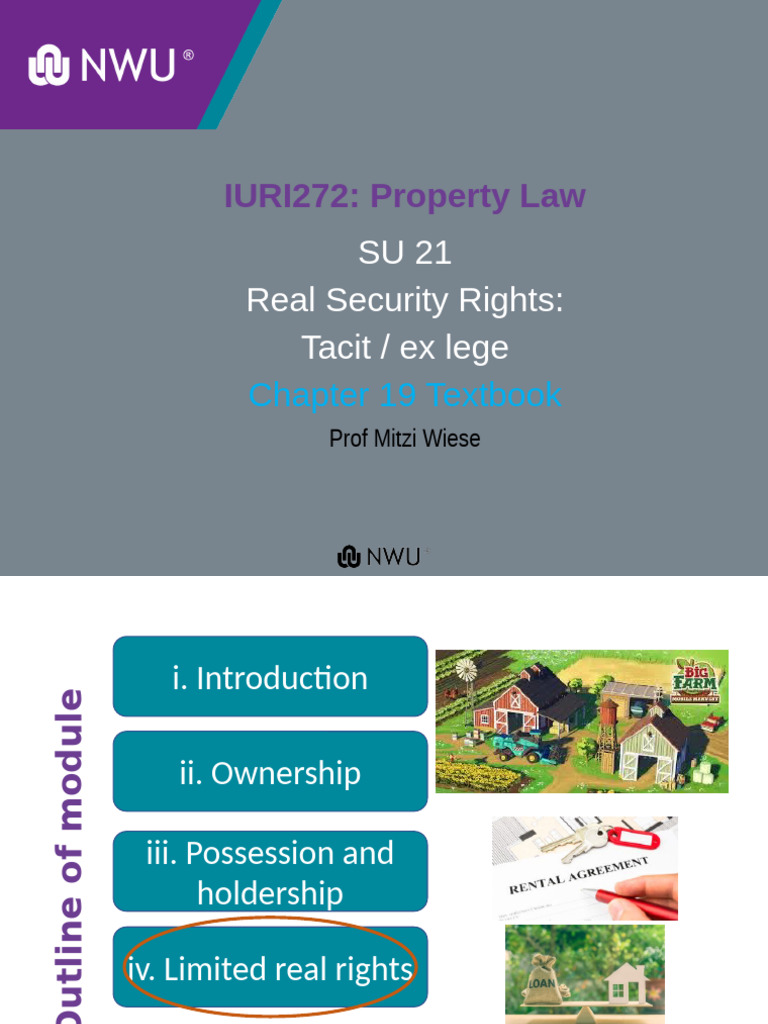 Understanding Tacit Hypothecs in Law | PDF | Landlord | Lease