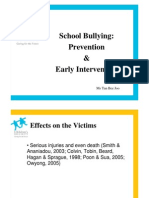 School Bullying: Prevention & Early Intervention: Ms Tan Bee Joo