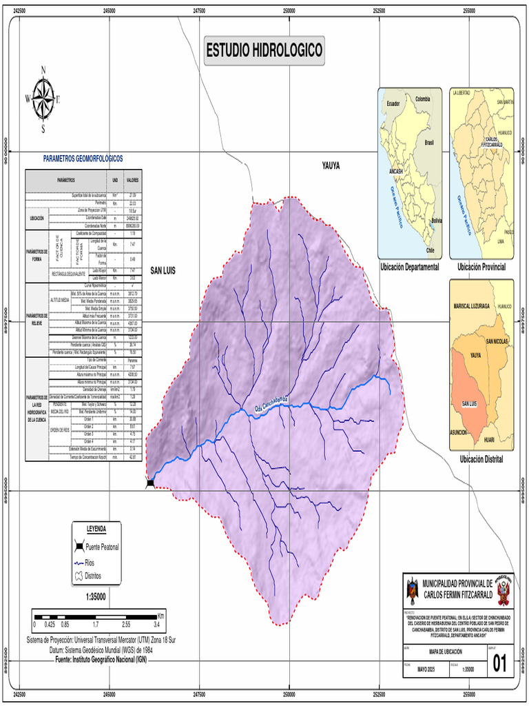 1.mapa de Ubicación - A3 | PDF | Geografía | Paisaje