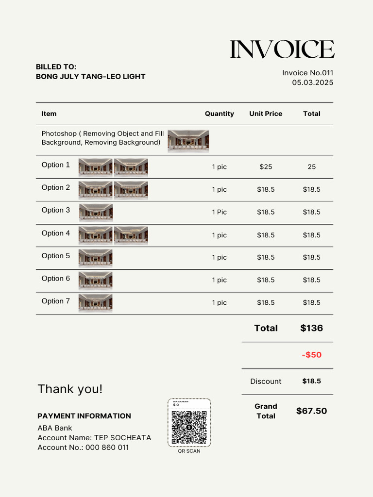 Invoice 011&012 | PDF