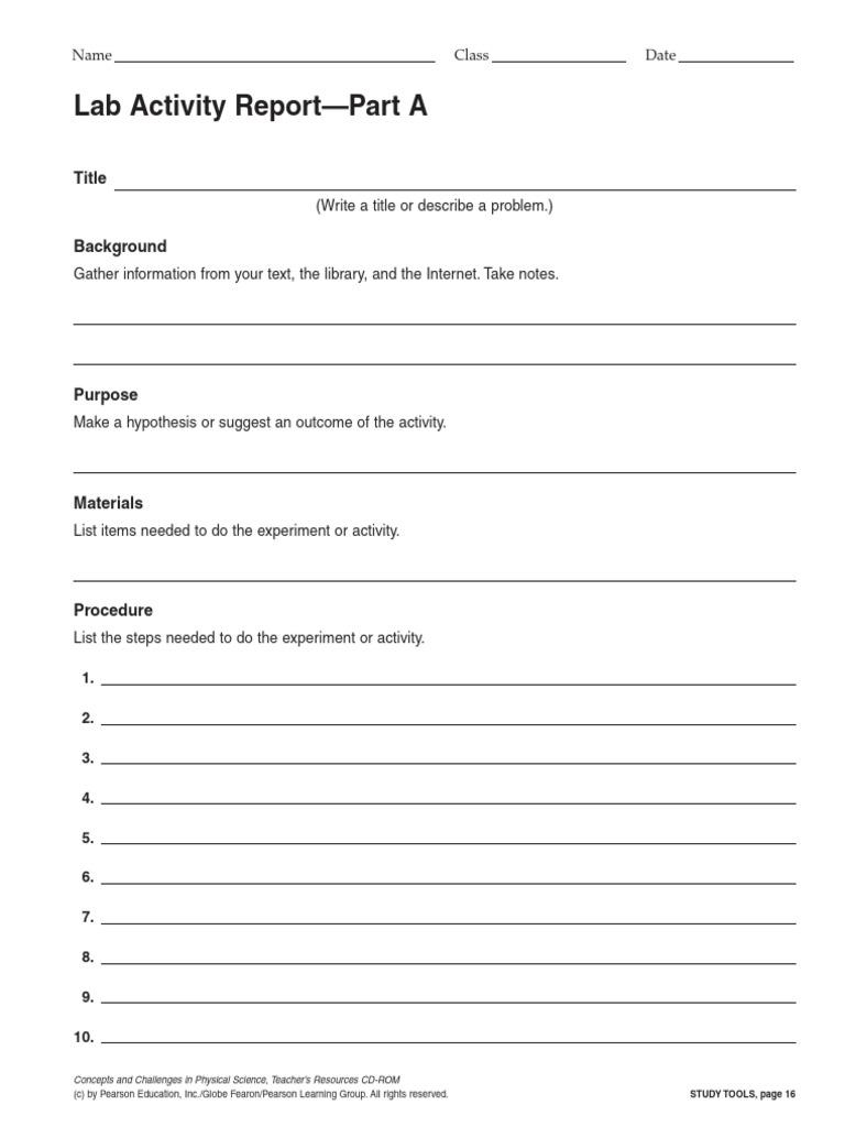 Physical Science Lab Activity Guide | PDF