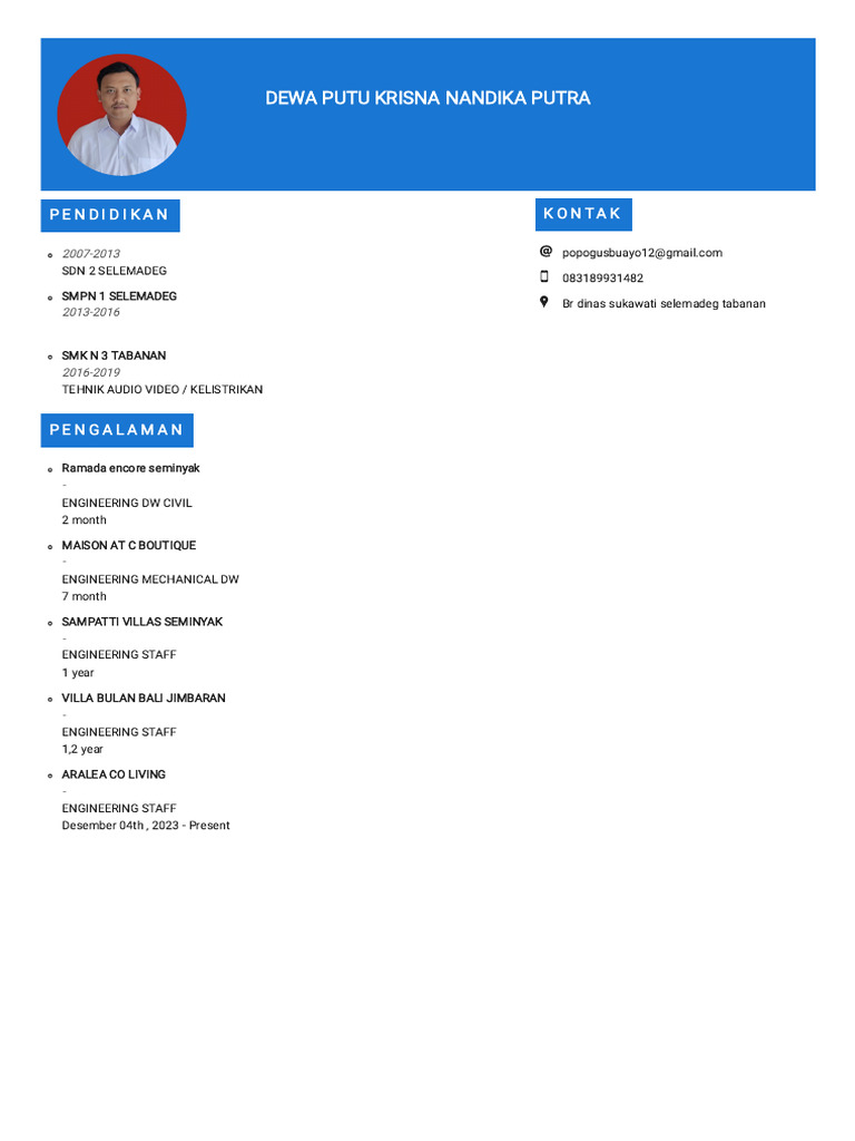 CV Dewa Krisna2 | PDF