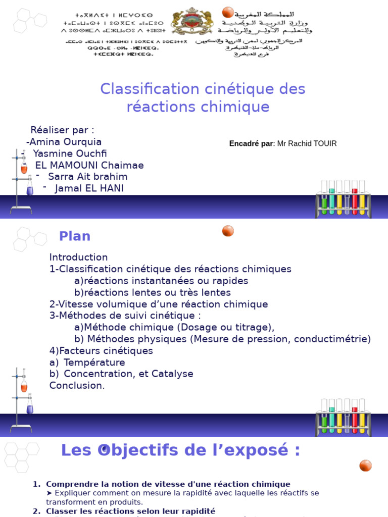 Vitesse des Réactions Chimiques | PDF | Catalyse | Cinétique chimique