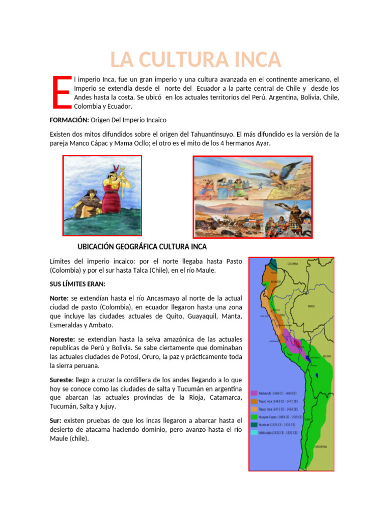 La Cultura Inca | PDF