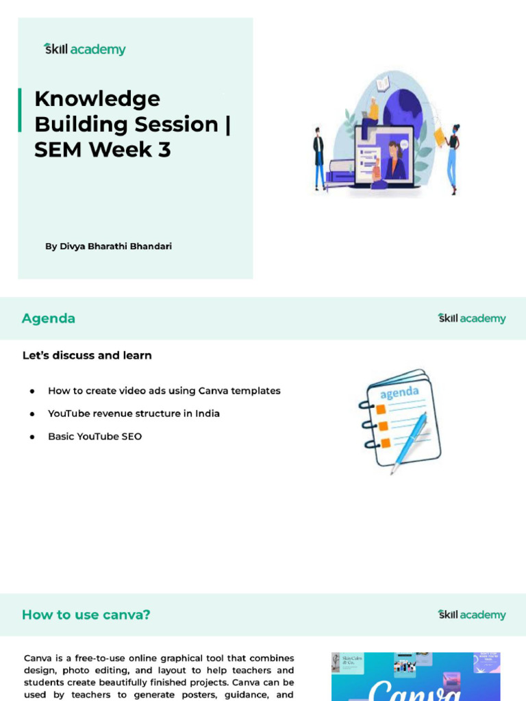 Youtube Earning, Knowledge Building Sessions | PDF