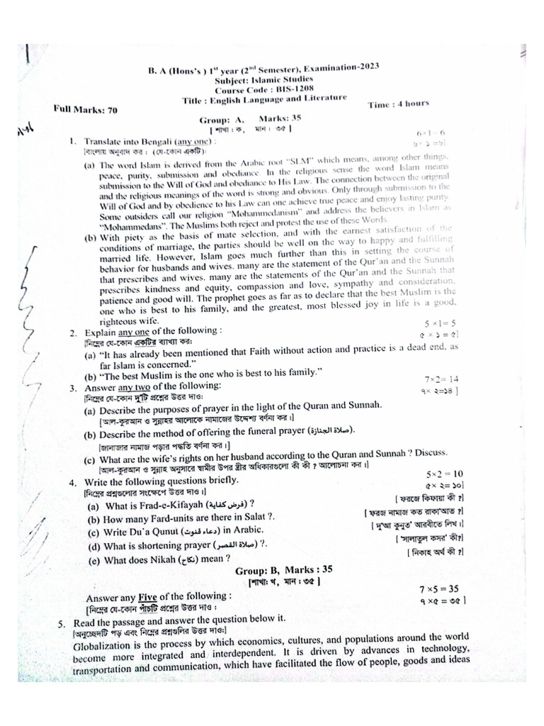 English Question | PDF