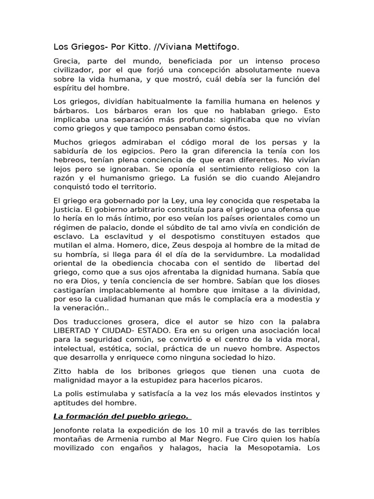 E-Los Griegos Por Kitto | PDF | Esparta | Antigua Grecia