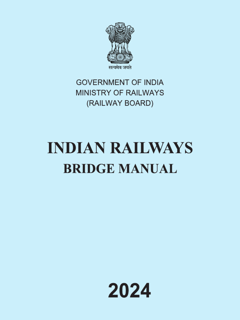 Indian Railways Bridge Manual 2024 | PDF | Deep Foundation | Bridge