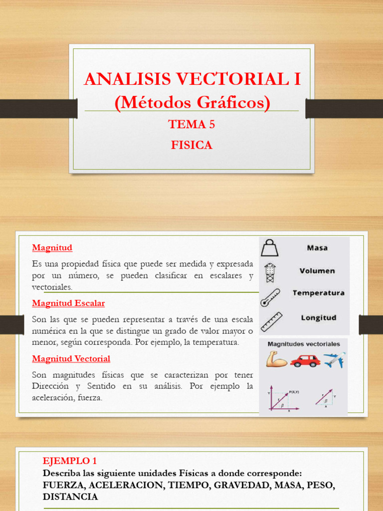 Tema Analisis Vectorial I | PDF