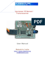 Multipurpose IR Sensor/ Transreceiver: User Manual