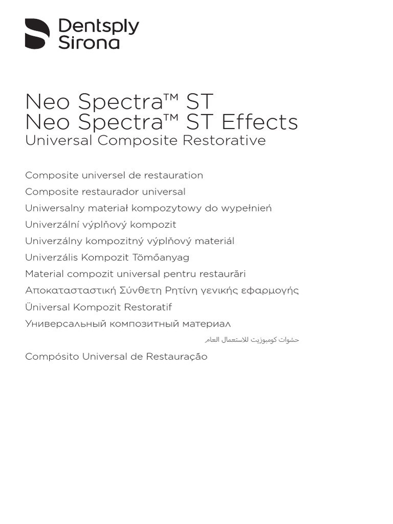 Neo Spectra™ ST Universal Composite Guide | PDF