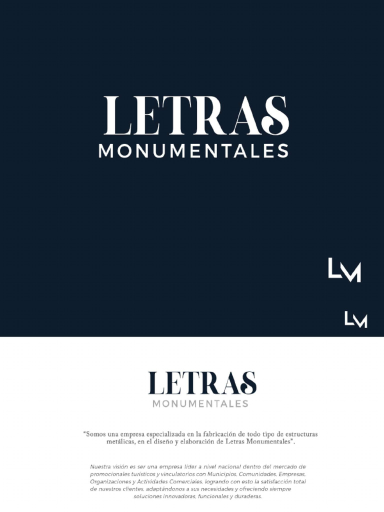 Letras Monumentales México. | PDF