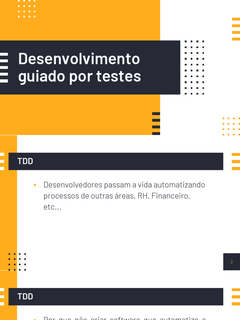 Introdução ao Desenvolvimento Guiado por Testes | PDF | Desenvolvimento ...