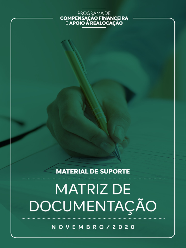 Matriz de Documentação | PDF | Adjudicação
