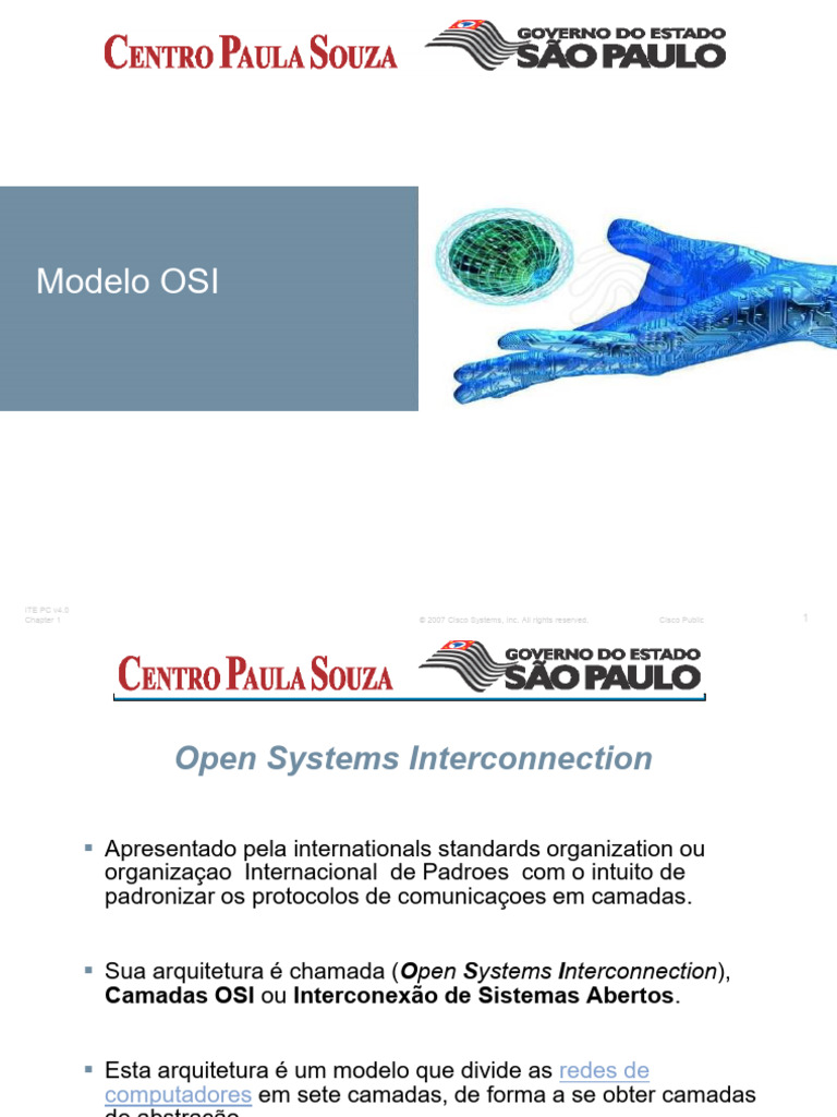 Estrutura do Modelo OSI em Redes | PDF | Modelo OSI | Rede de computadores